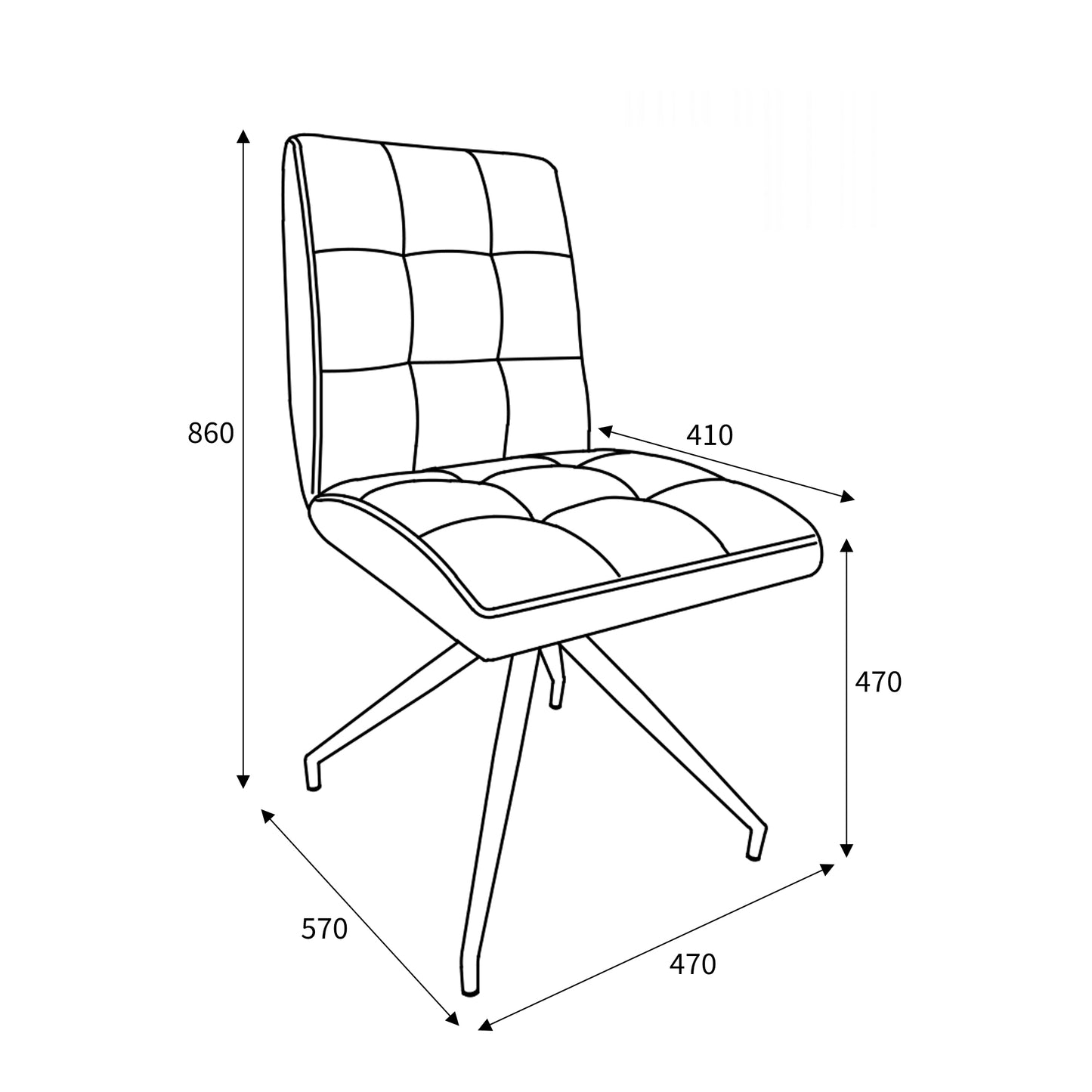 Laurel Tweed Oatmeal Dining Chair (Set of Two)