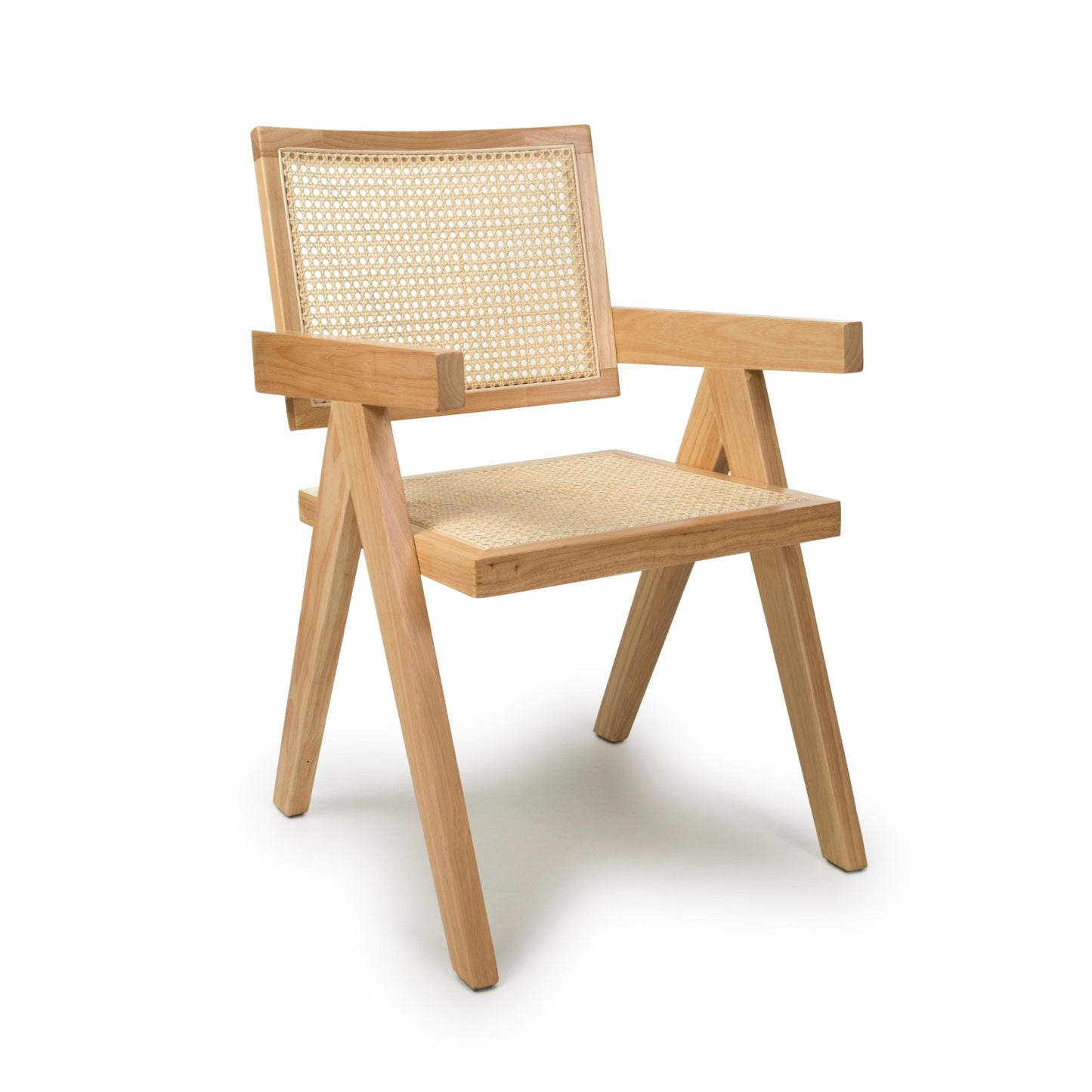 Dublin Rattan Natural Dining Chair (Set of Two)