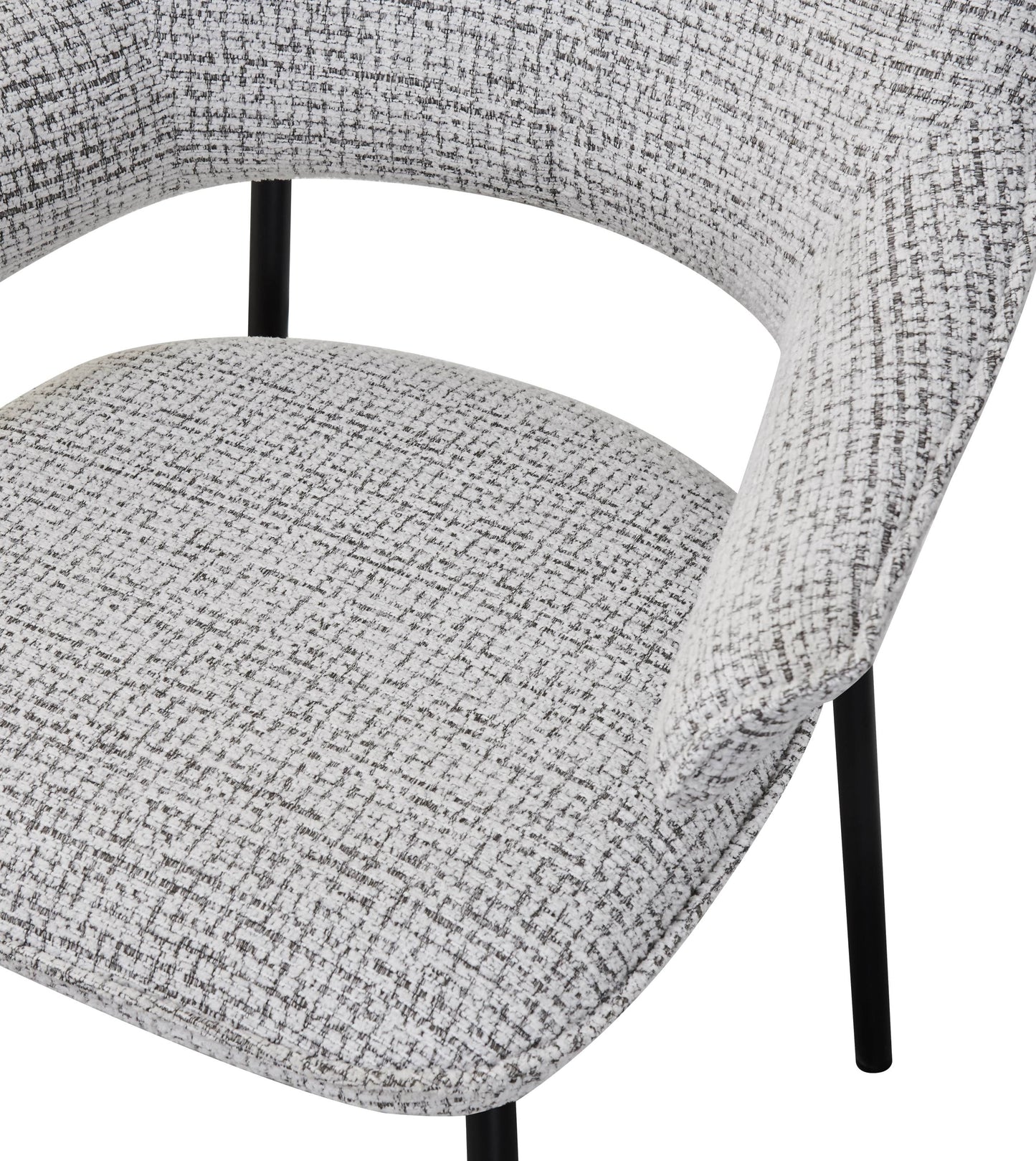 Geneva Textured Smoke Grey Dining Chair