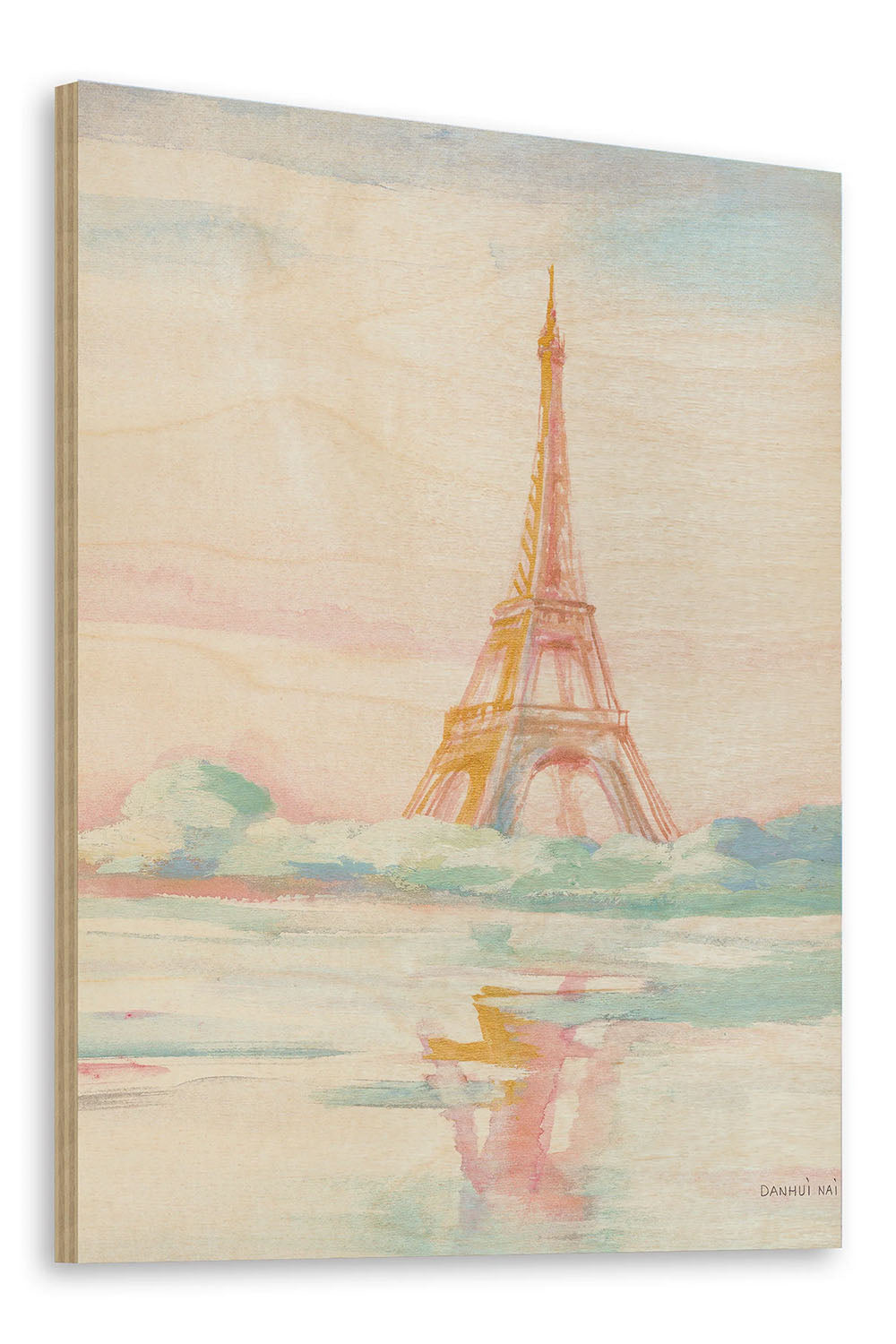 Pastel Paris V Crop Print - Oakavia
