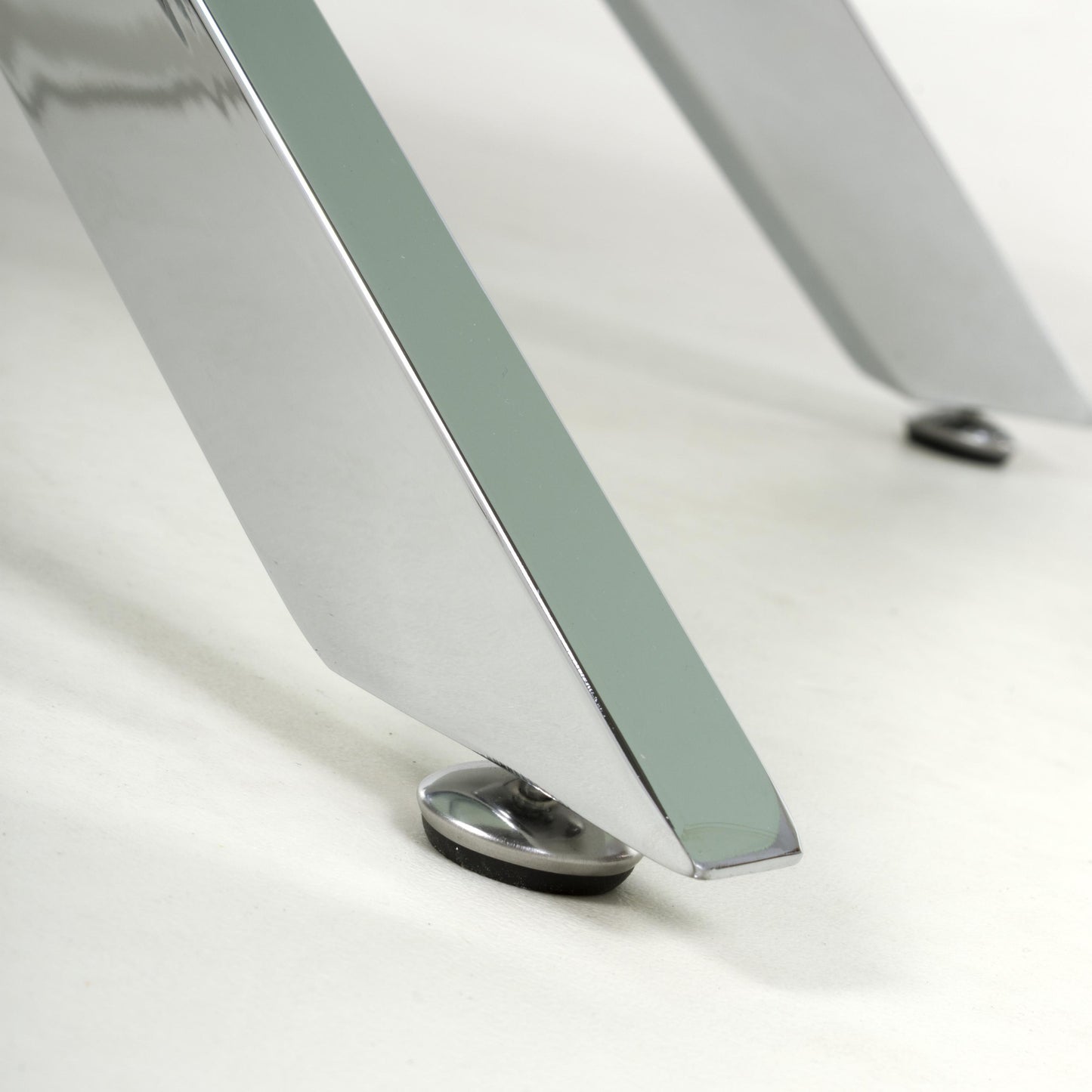 Astoria White/Chrome Coffee Table