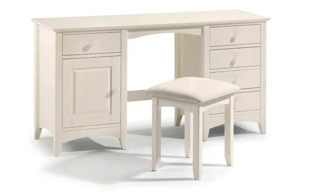 Cameo Dressing Table - Stone White Julian Bowen