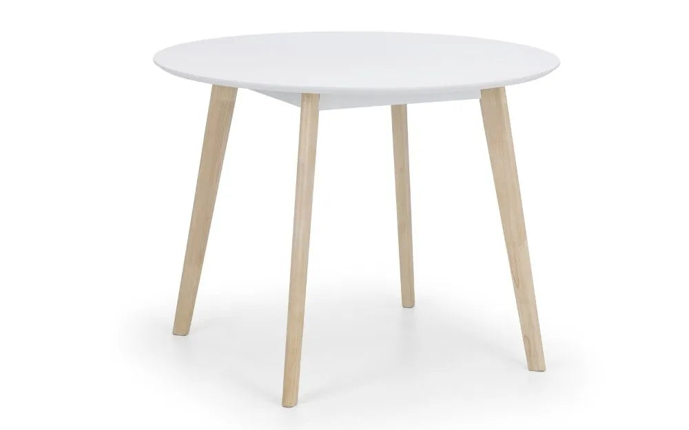CASA ROUND DINING TABLE WHITE Julian Bowen