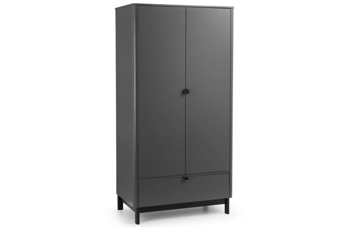 Chloe 2 Door 1 Drawer Wardrobe Julian Bowen