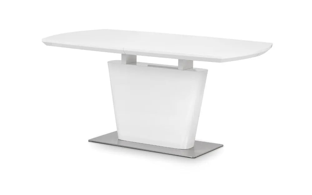 COMO HIGH GLOSS EXTENDING TABLE - WHITE Julian Bowen