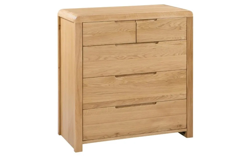 Curve 3+2 Drawer Chest Julian Bowen