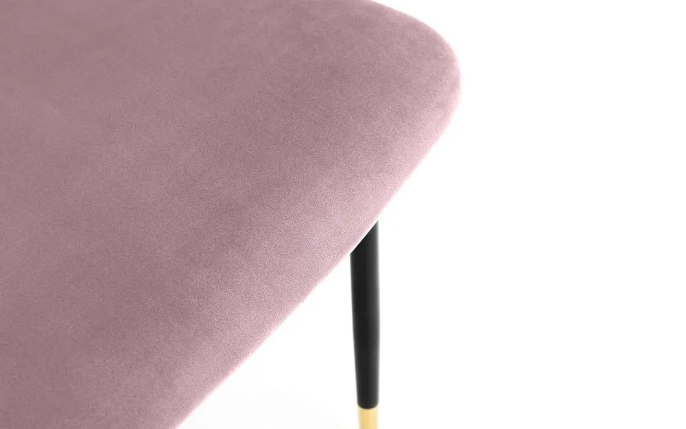 DELAUNAY DINING CHAIR - DUSKY PINK Julian Bowen