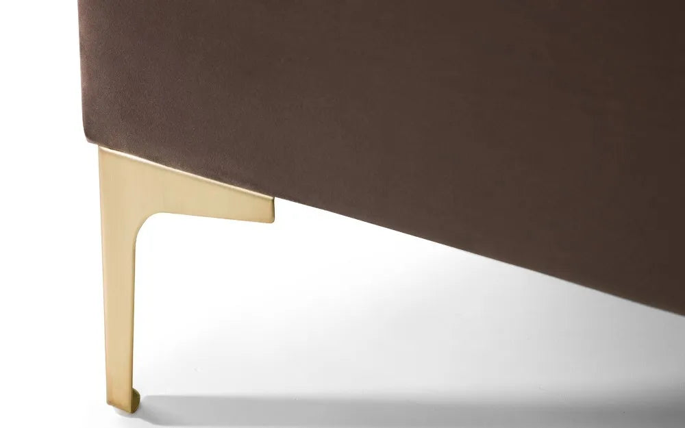 Deco Velvet Bed 150cm King Size Julian Bowen