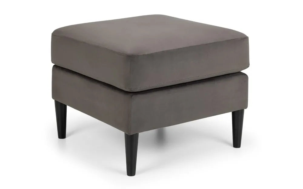 Hayward Ottoman - Grey Julian Bowen