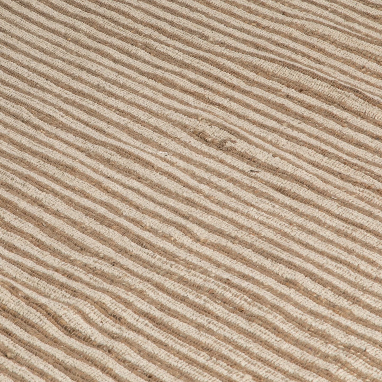 Striped Wool & Jute Rug 120 x 180cm - Oakavia