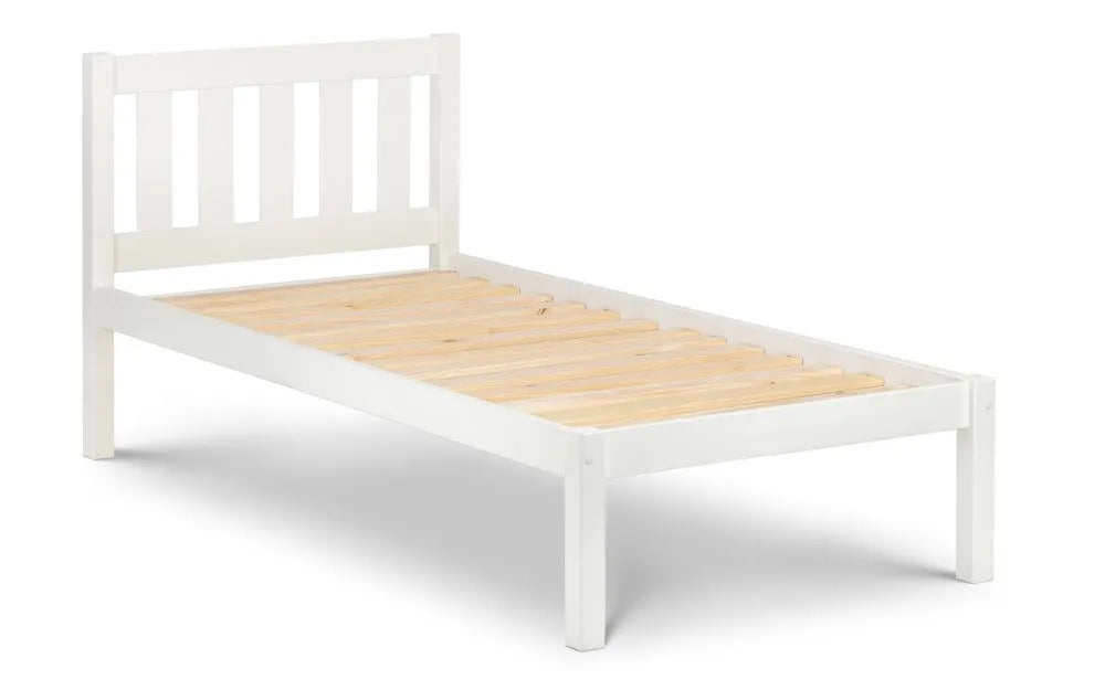 Luna Bed 90cm Single - Surf White Julian Bowen