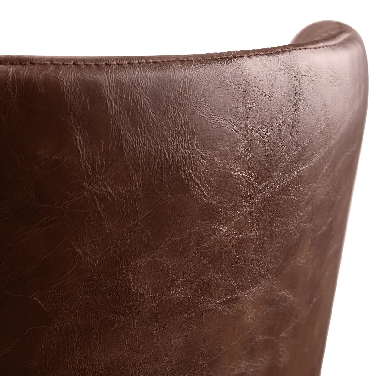 LUXE FAUX LEATHER DINING CHAIR BROWN Julian Bowen