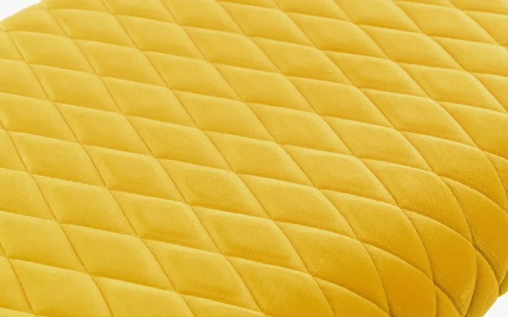 LUXE LOW BENCH - MUSTARD Julian Bowen