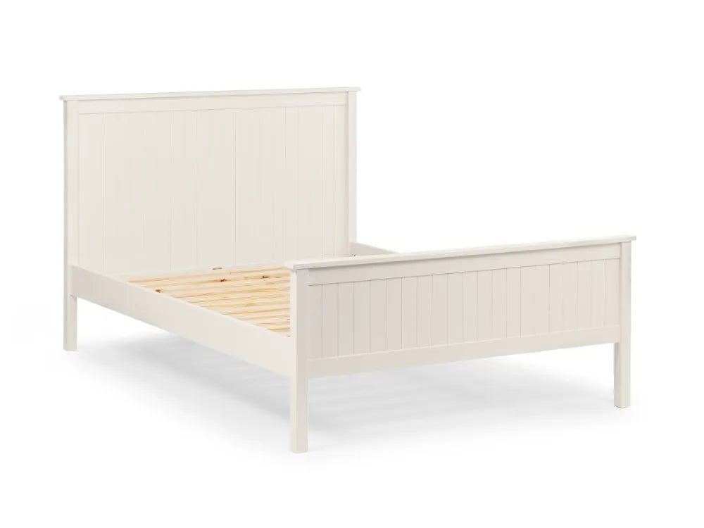 Maine 135cm Double Bed - Surf White Julian Bowen