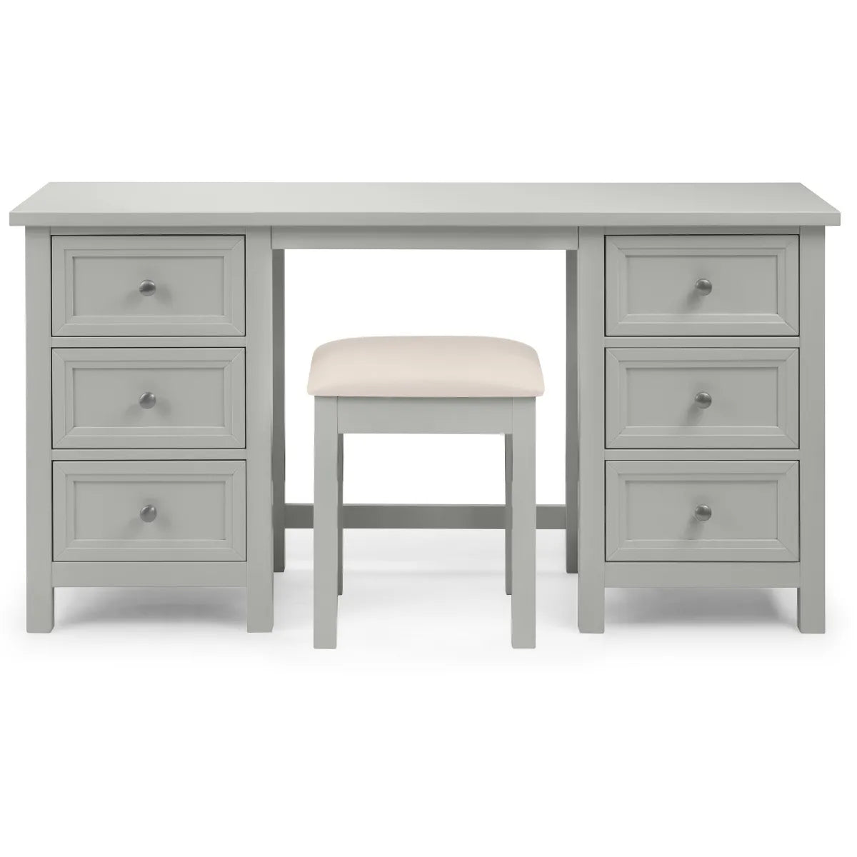 Maine Dressing Stool- Dove Grey Julian Bowen