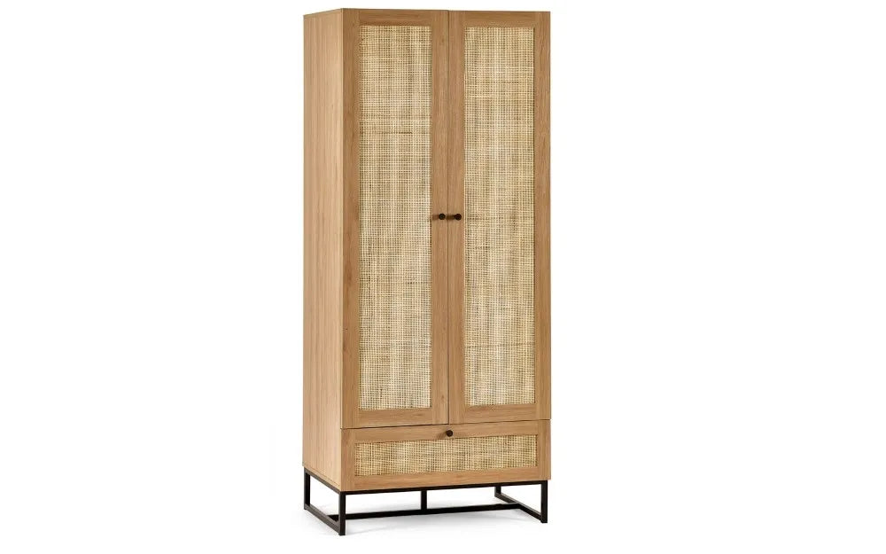 Padstow Wardrobe - Oak Julian Bowen