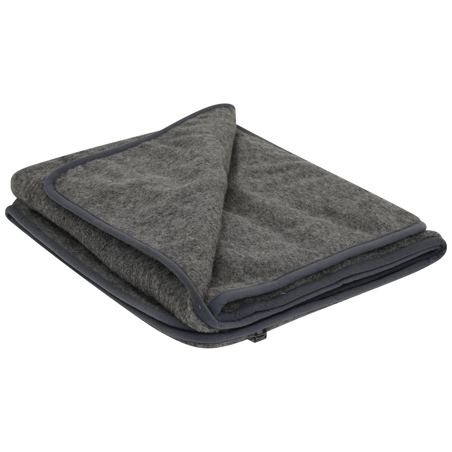 Merino Wool Blanket - 130 x 170cm Grey - Oakavia