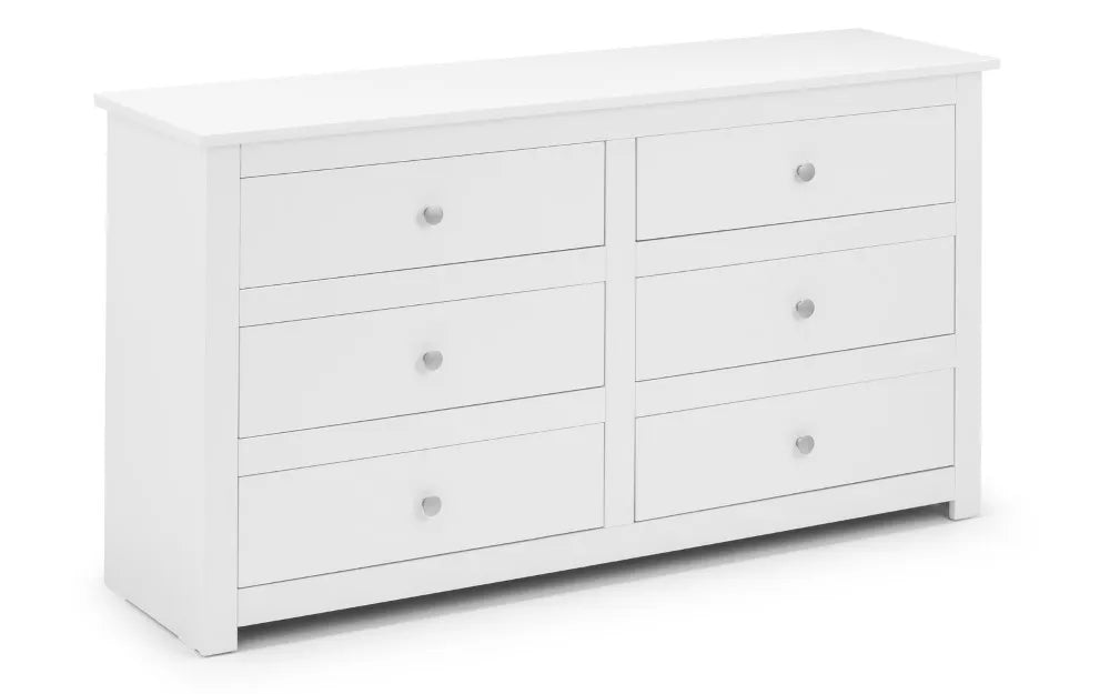 Radley 6 Drawer Chest - Surf White Julian Bowen