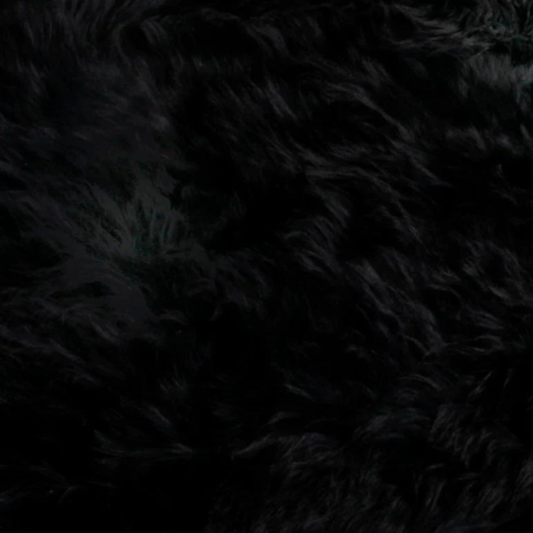 Sextuple Black Sheepskin Rug - Oakavia