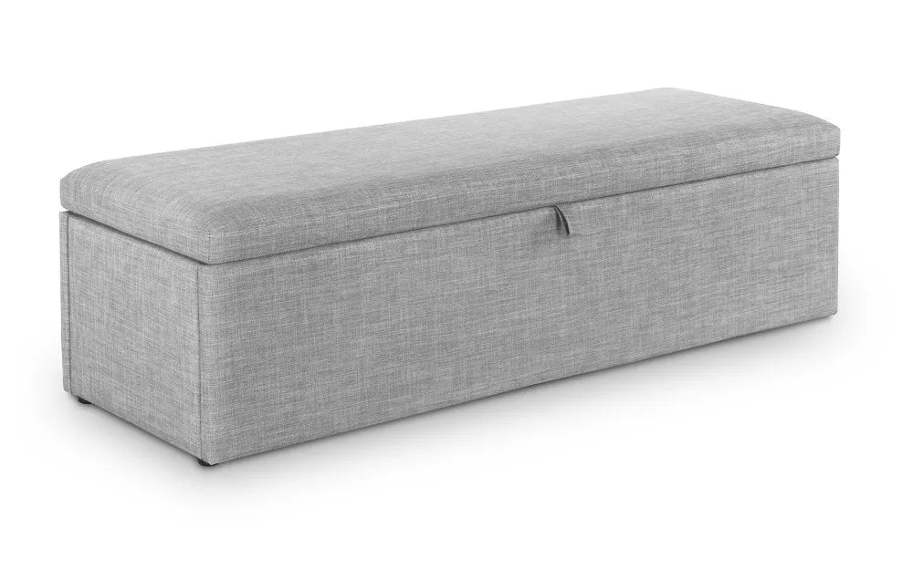 Sorrento Blanket Box Light Grey Julian Bowen