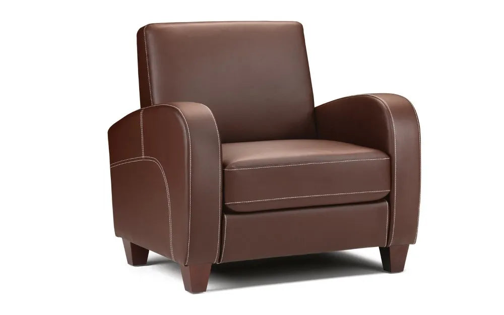 Vivo Chair - Chestnut Brown Julian Bowen