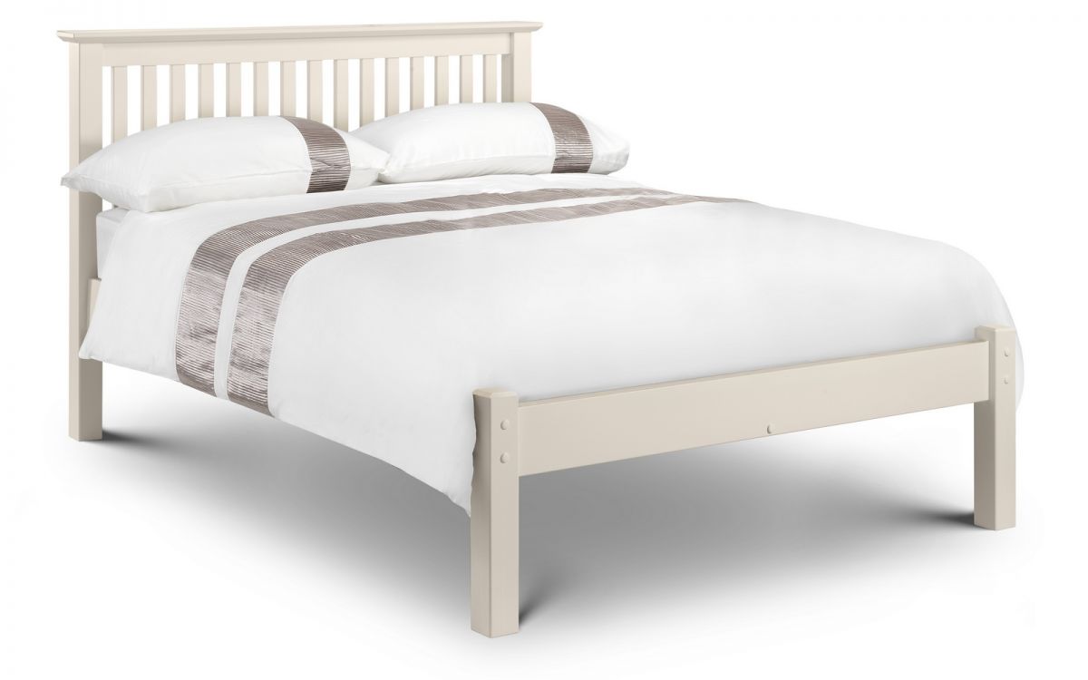 Barcelona Bed LFE White 150cm King Size Julian Bowen