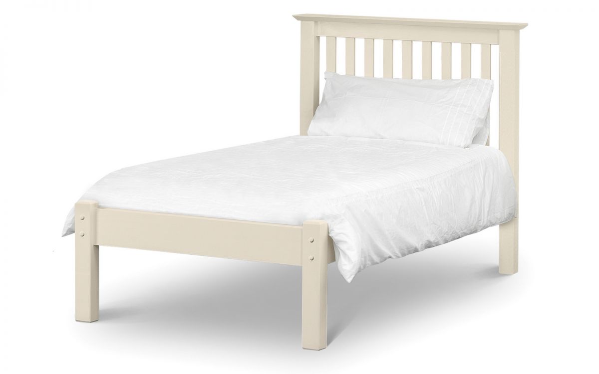 Barcelona Bed LFE White 90cm Single Julian Bowen