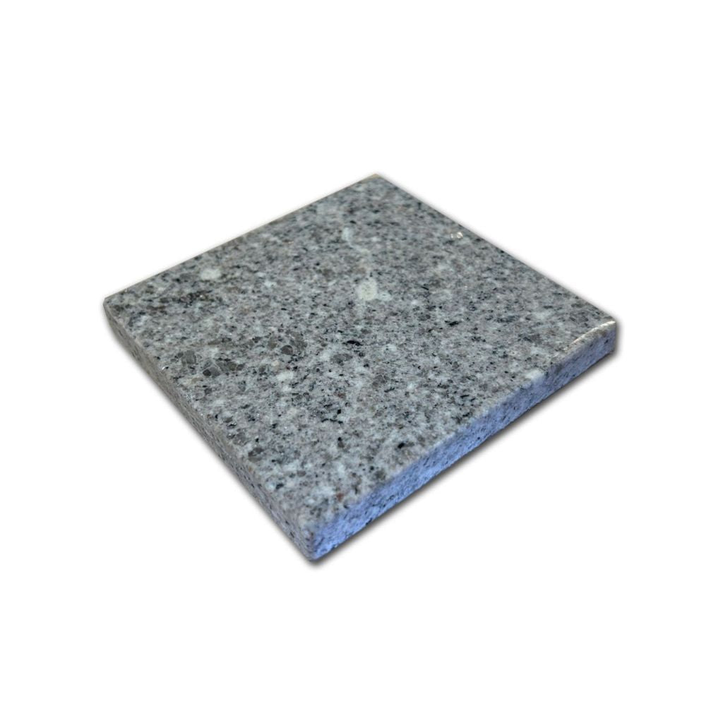 Black Kitchen Island With Grey Granite Worktop Baumhaus