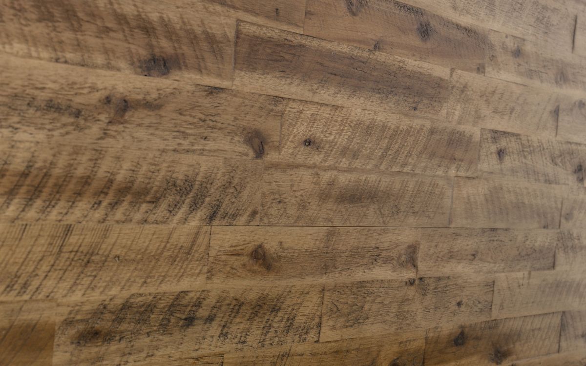Hoxton Bed 135cm Double - Rustic Oak Julian Bowen