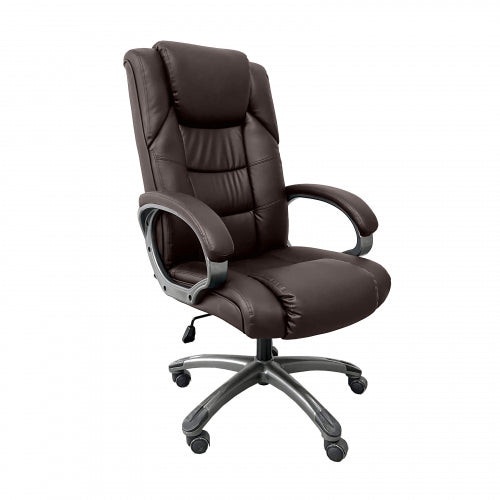 Regent Leather Effect Brown Office Chair