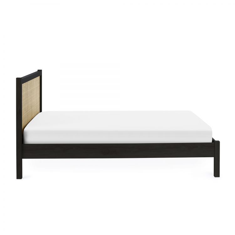 Padstow Rattan 135Cm Double Bed - Black