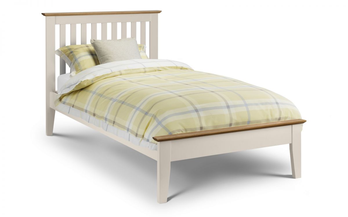 Salerno Shaker Bed 90cm Single - Two Tone Julian Bowen