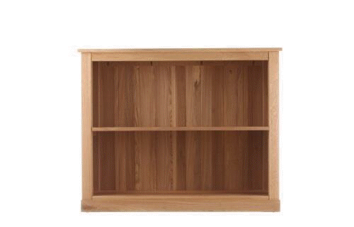 Wood Furniture UK - Shop Mobel Oak Low Bookcase - Oakavia