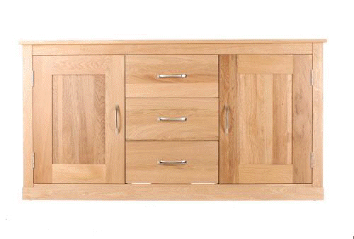 Wood Furniture UK - Shop Mobel Oak Large Sideboard - Oakavia