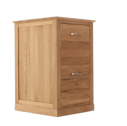 Wood Furniture UK - Shop Mobel Oak Two Drawer Filing Cabinet - Oakavia