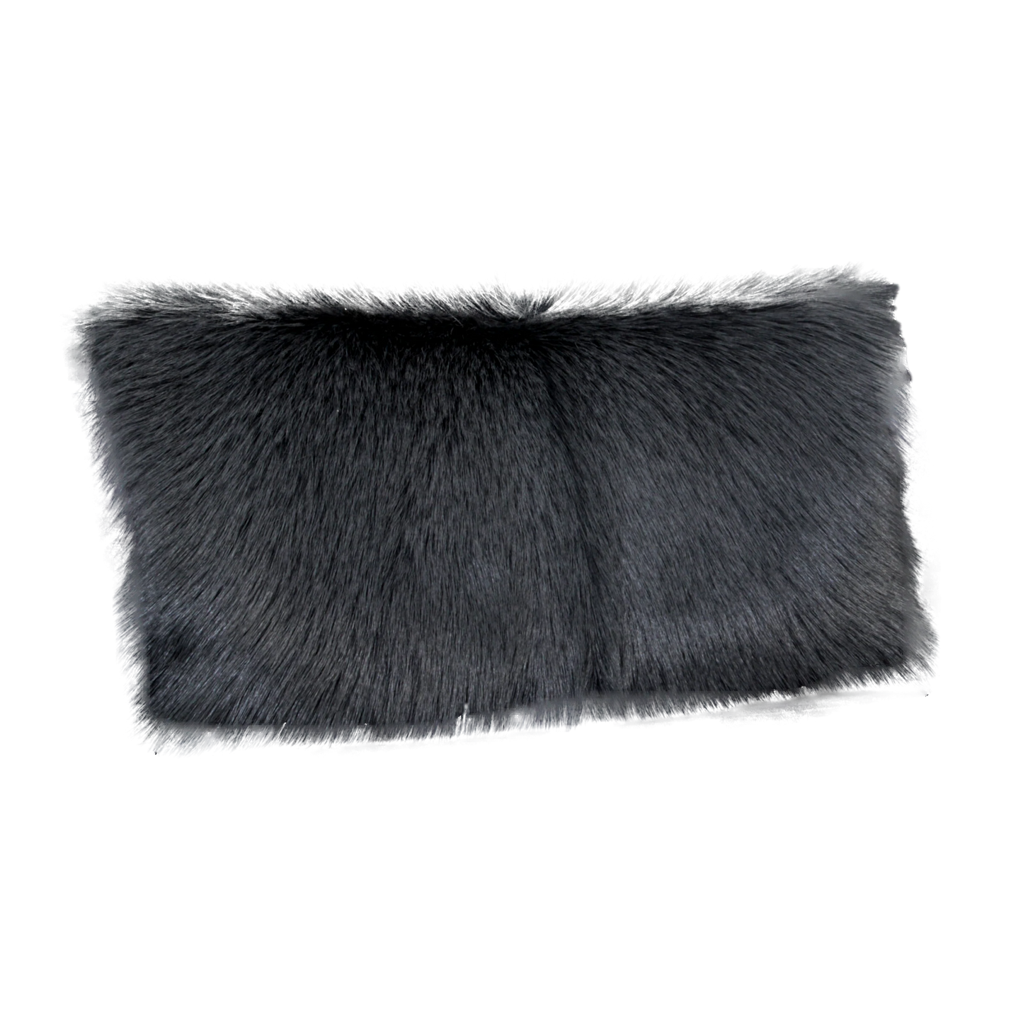 Smoke Grey Goatskin Cushion 30 x 50cm - Oakavia