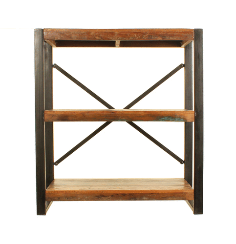 Wood Furniture UK - Shop Urban Chic Low Bookcase - Oakavia