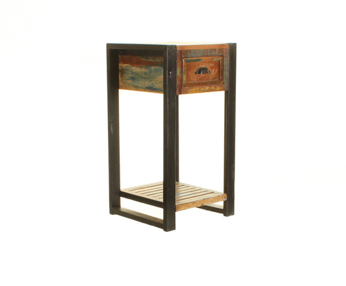 Wood Furniture UK - Shop Urban Chic Plant Stand/Lamp Table - Oakavia