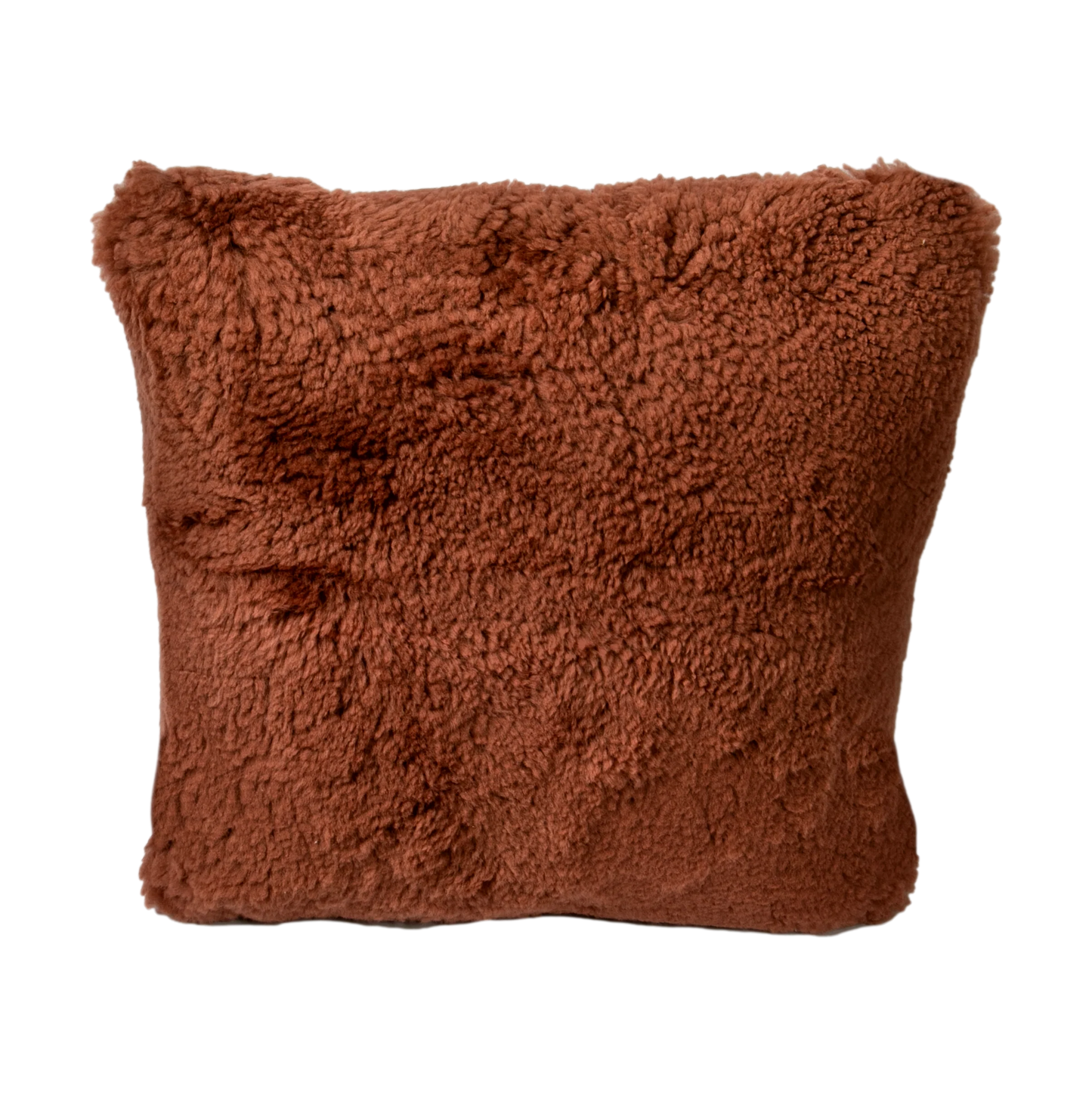 Coral Short Pile Sheepskin Cushion 45 x 45cm - Oakavia