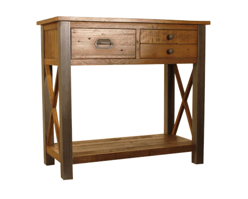 Urban Elegance - Reclaimed Small Console Table - Oakavia