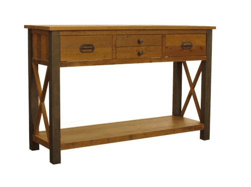 Urban Elegance - Reclaimed Console Table - Oakavia