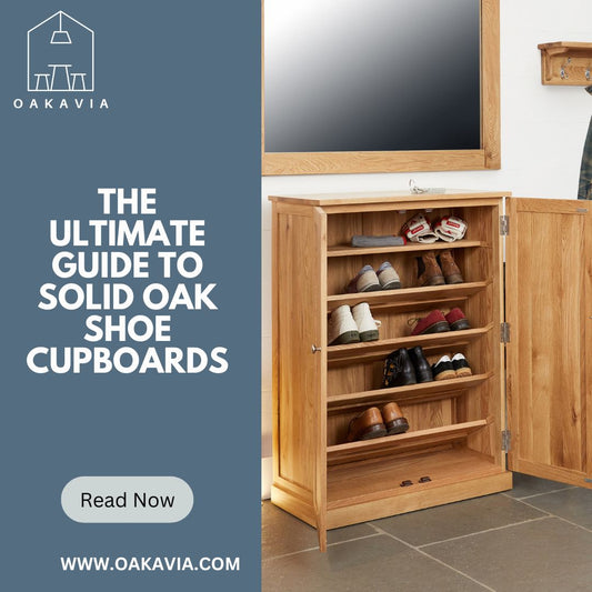 Mobel Oak Large Shoe Cupboard