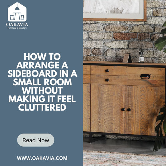 How to Arrange a Sideboard in a Small Room Without Making It Feel Cluttered