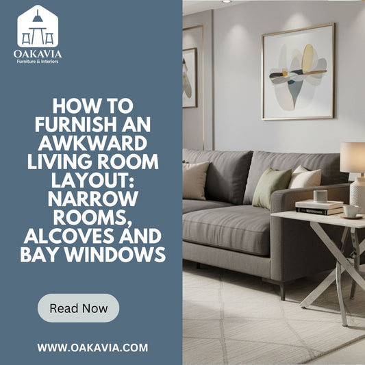How to Furnish an Awkward Living Room Layout: Narrow Rooms, Alcoves and Bay Windows