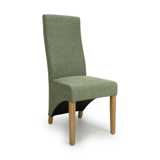 Baxter Weave Green Dining Chair (Set of Two)