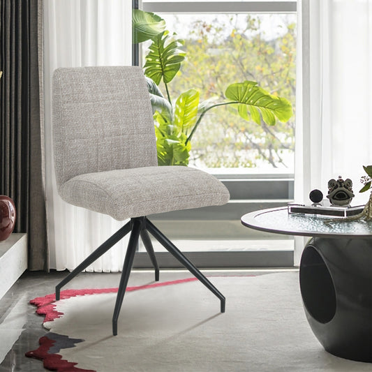 Laurel Tweed Oatmeal Dining Chair (Set of Two)