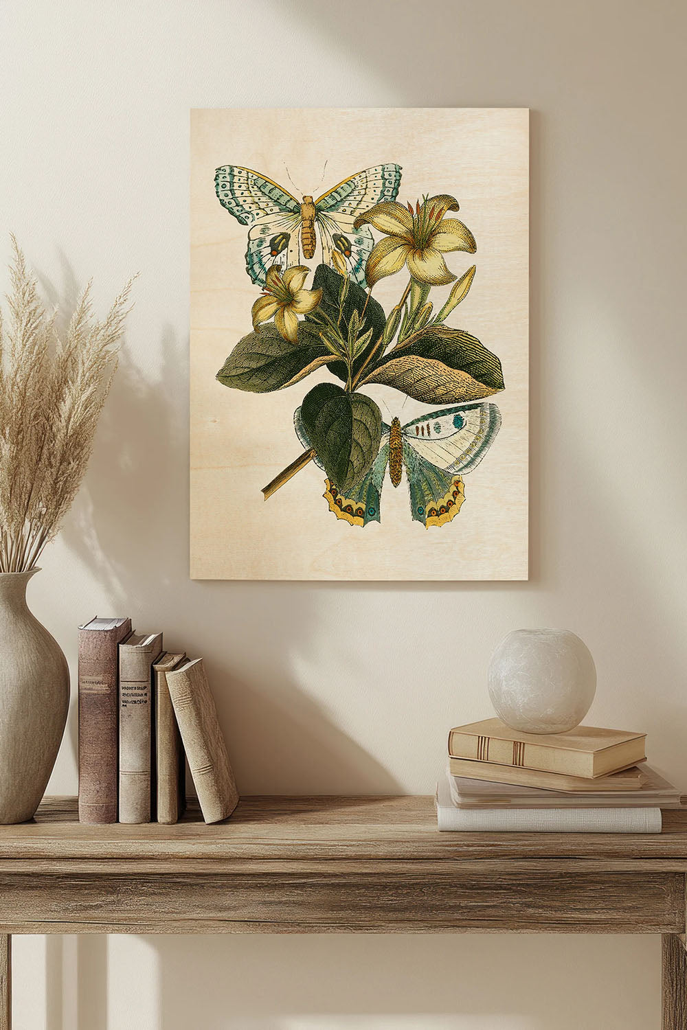 Butterfly Oasis IV Wood Art Print - Oakavia