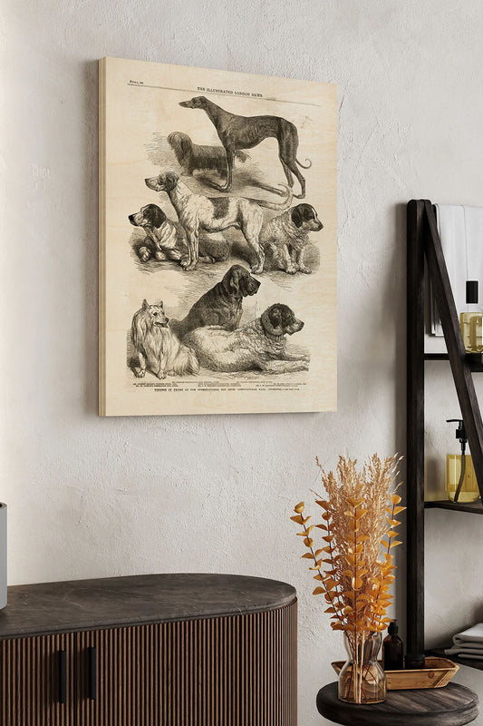 International Dog Show I Wood Art Print - Oakavia