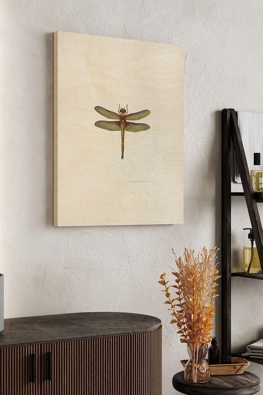 Miniature Dragonfly IV (JR) Wood Art Print - Oakavia