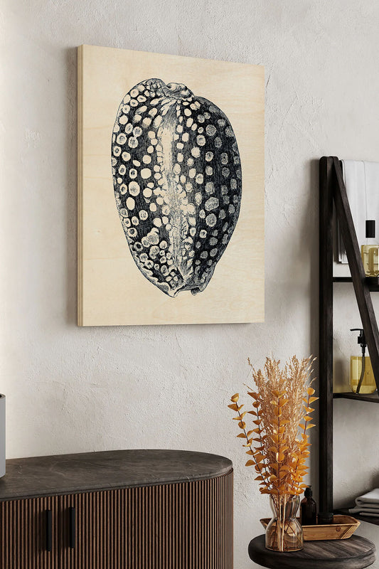 Coastal Collection in Indigo III Wood Art Print - Oakavia